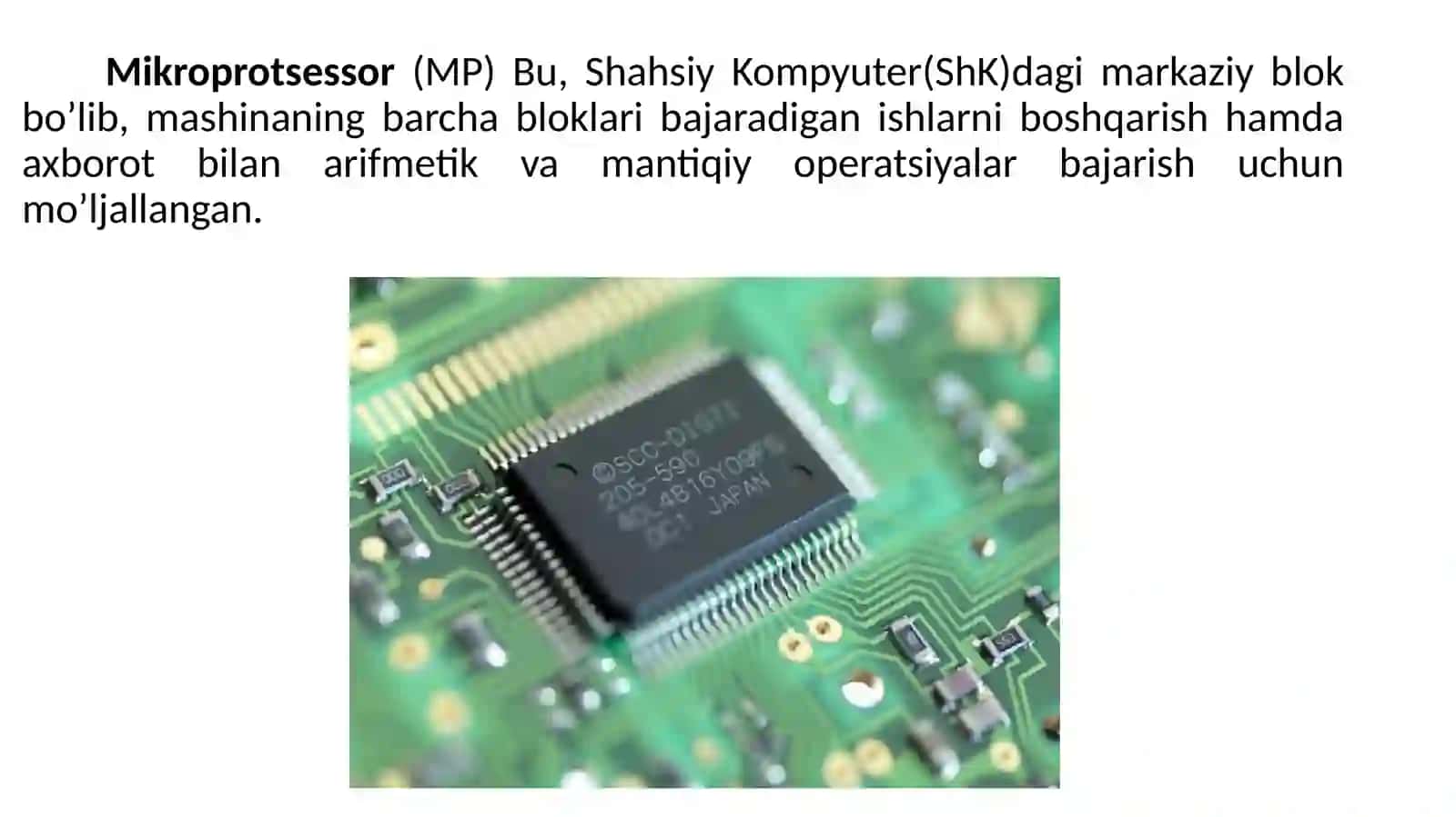 Кompyuterli va mikroprotsessorli tibbiyot  komplekslarining arxitekturasi 4