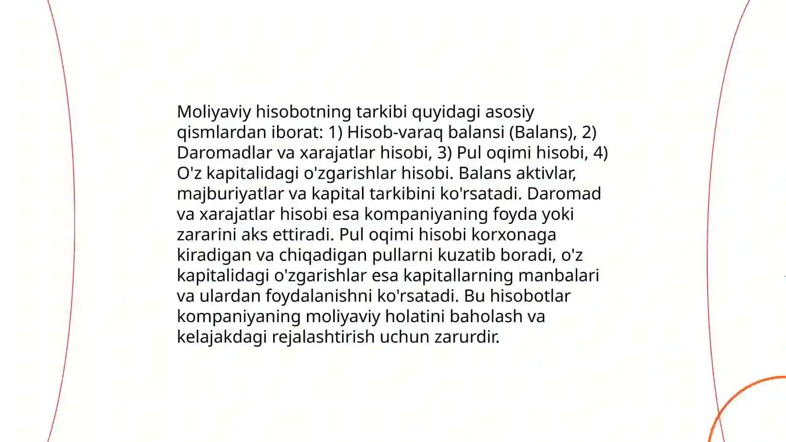 Moliyaviy hisobotning vazifasi 4