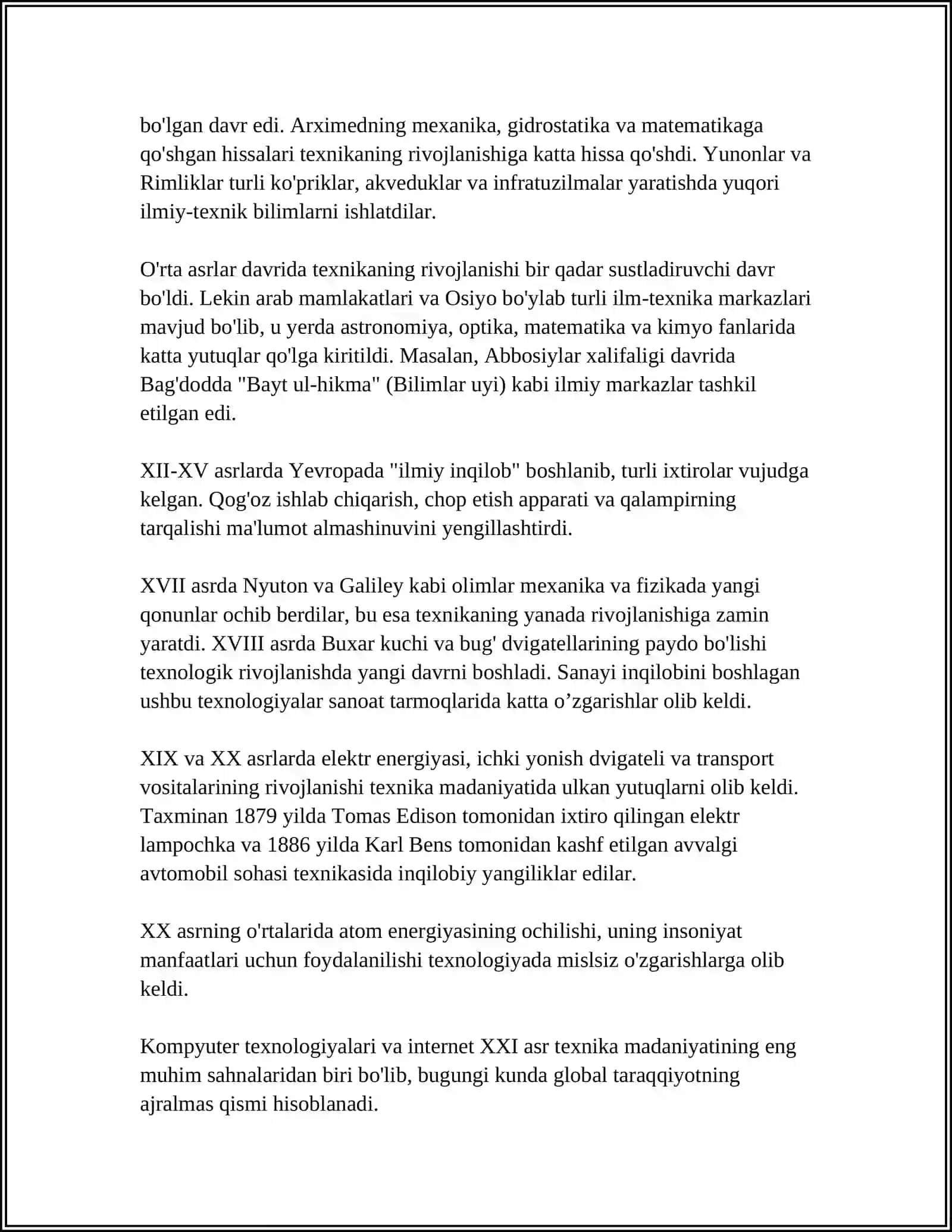 TEXNIKA MADANIYATI 4