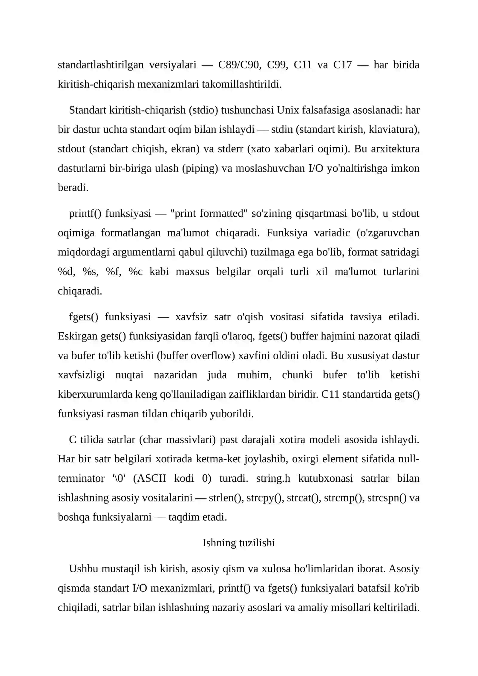 Operatsion tizimlar fanidan amaliy ish 4