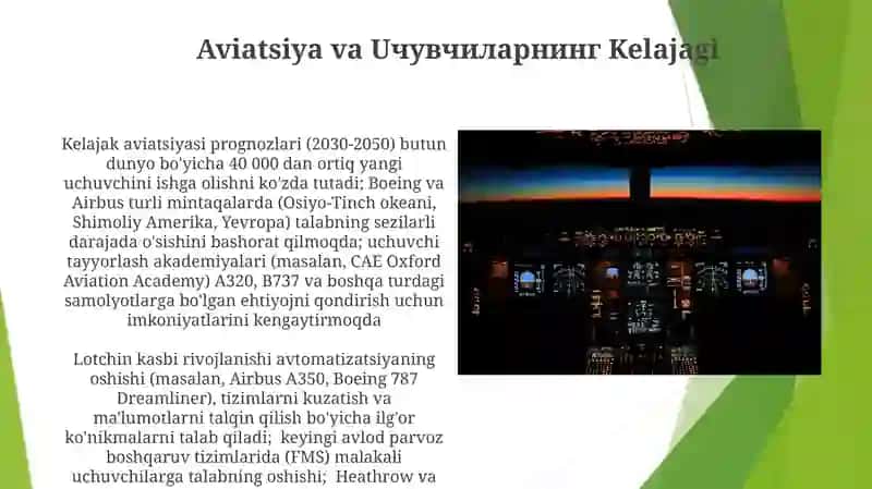 Aviatsiya uchuvchisi kasblari 4
