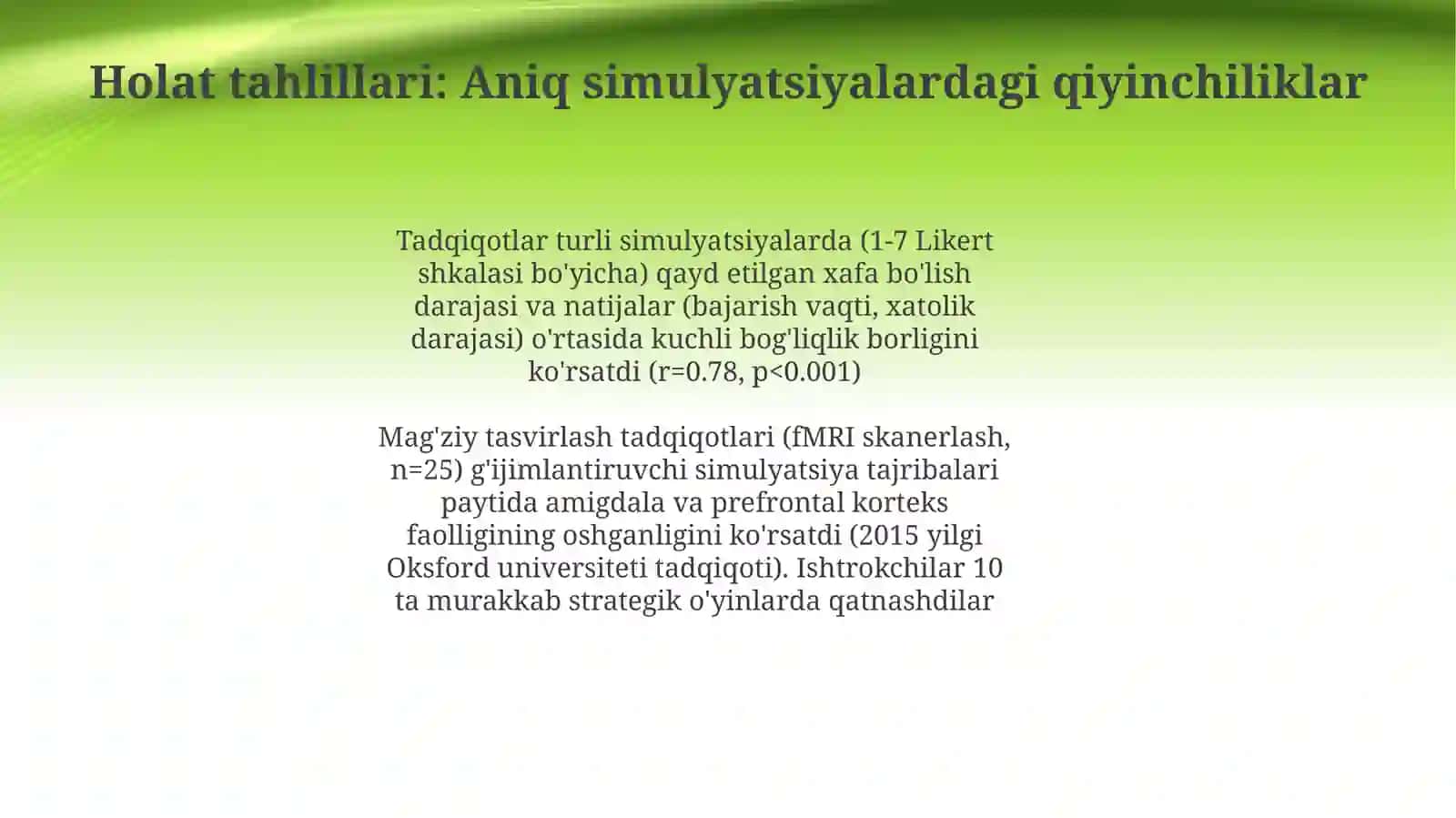 Simulyatsiya Metodologiyalari 4