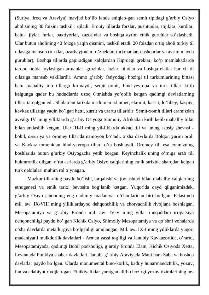G‘arbiy Osiyo xalqlarining moddiy va ma‘naviy madaniyati 4