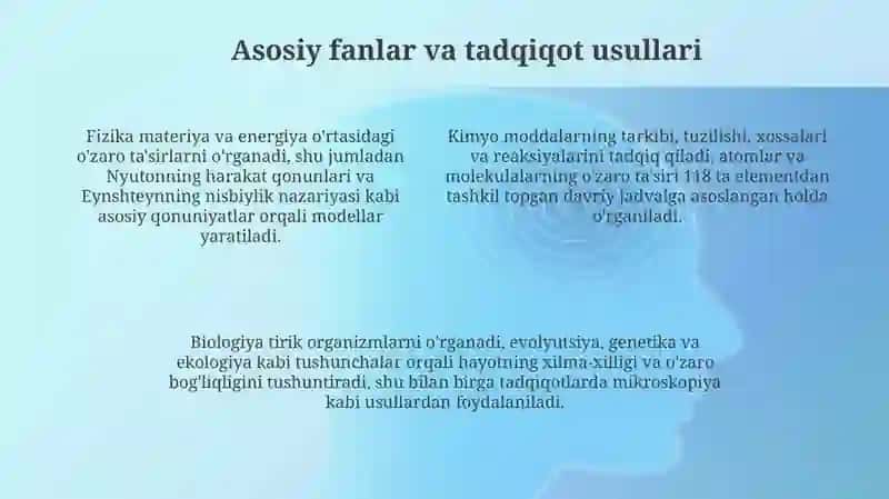 Tabiatshunoslikning tarixi va rivojlanishi 4