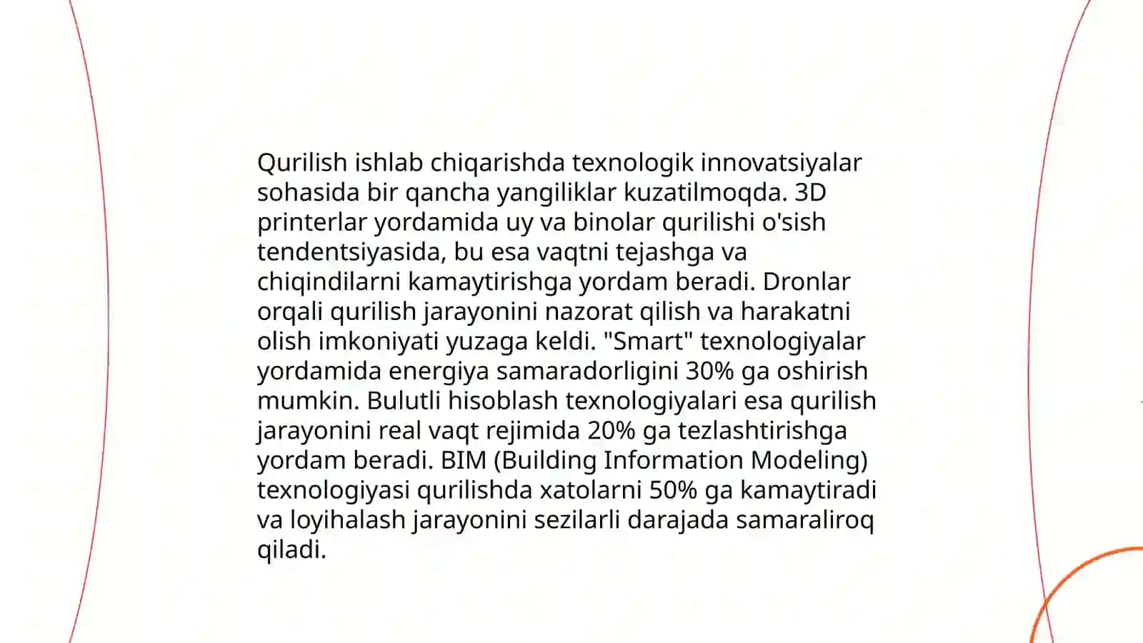 Qurilish ishlab chiqarishning konsentratsiyasi 4