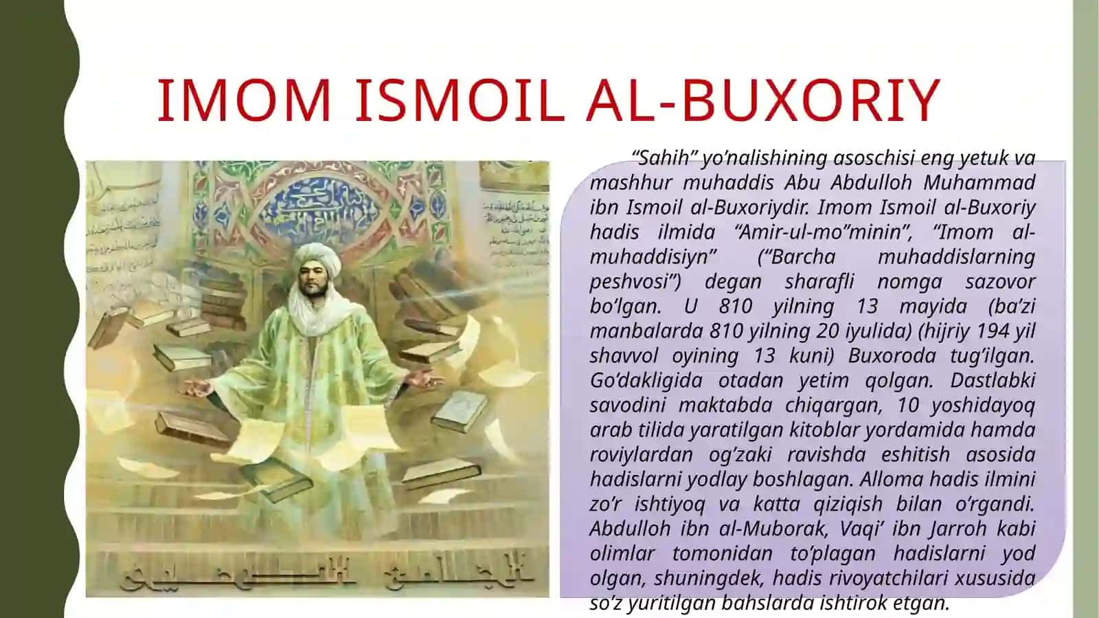 Imom al-Buxoriyning al-adab al-mufrad asari 4