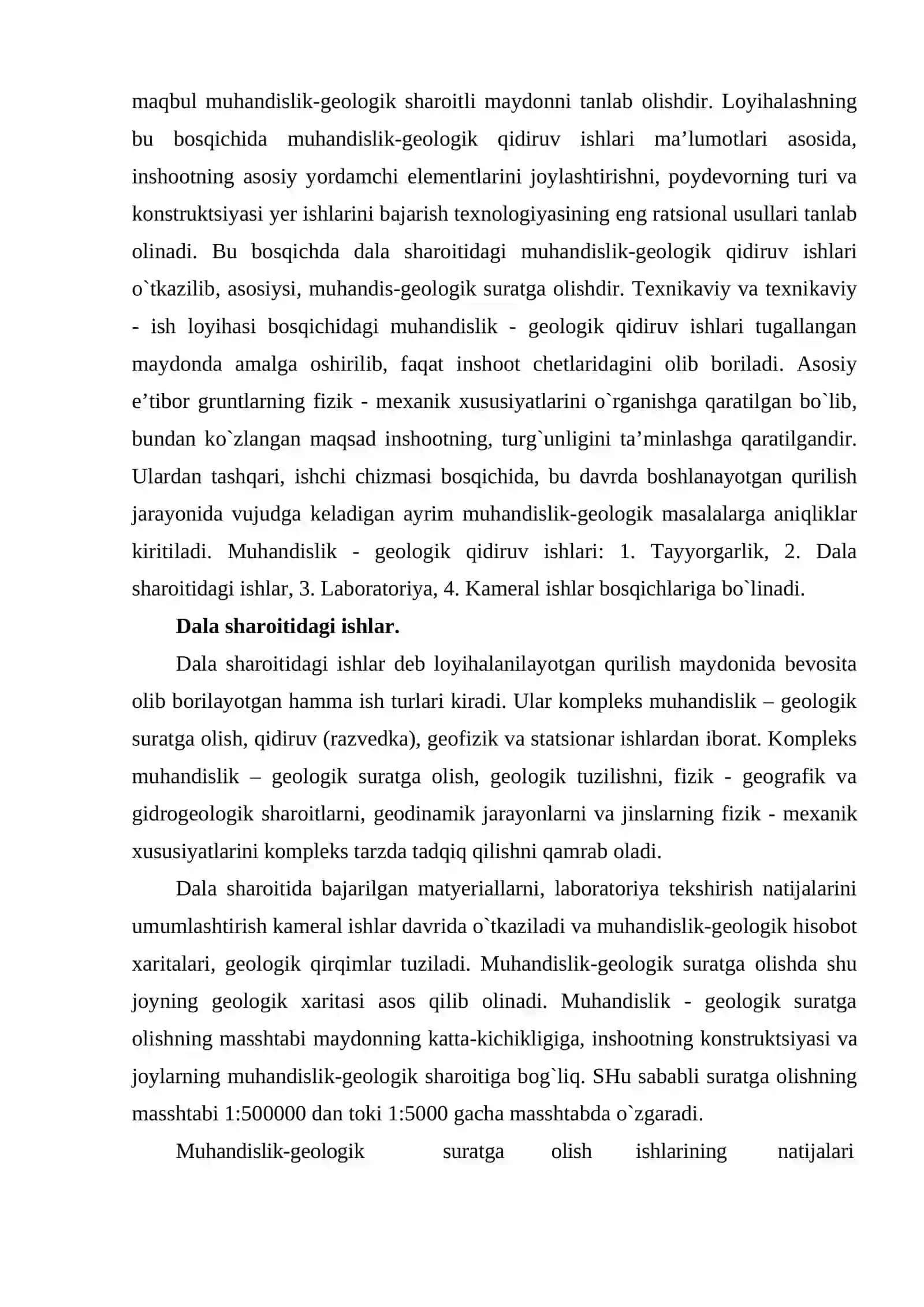 Geologik qidiruv kuzatish ob’yektlarini bog'lash usullar 4