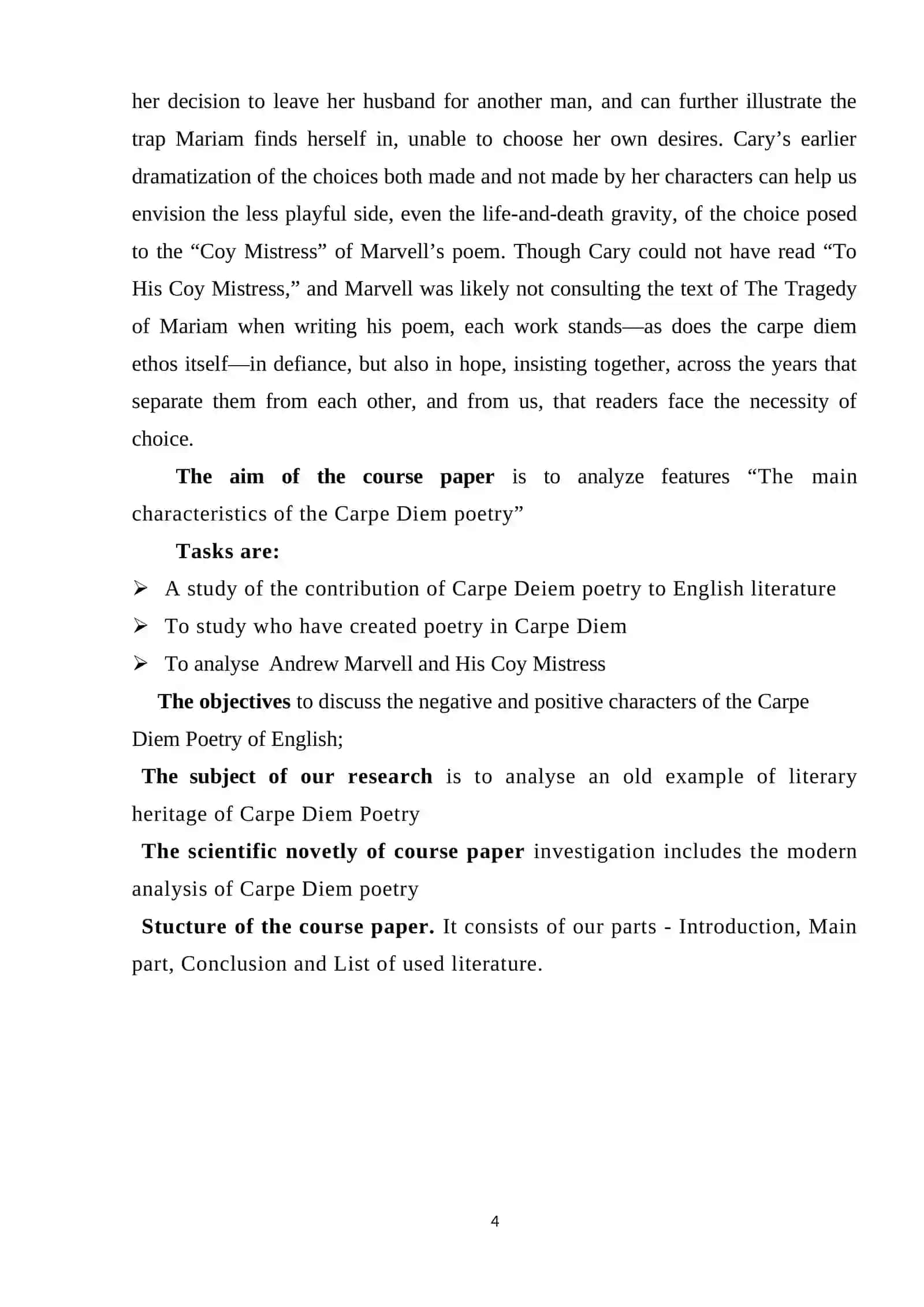 Carpe Diem Poetry Analysis 4