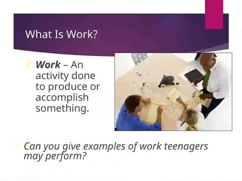WORK AND JOB 4