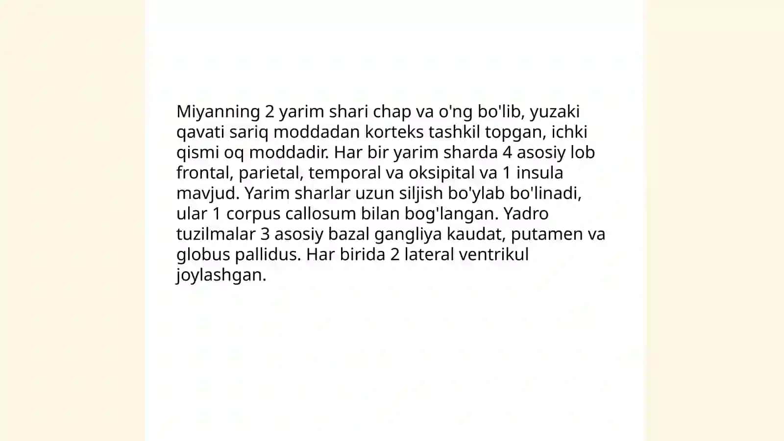 Bosh miyaning tuzilishi 4