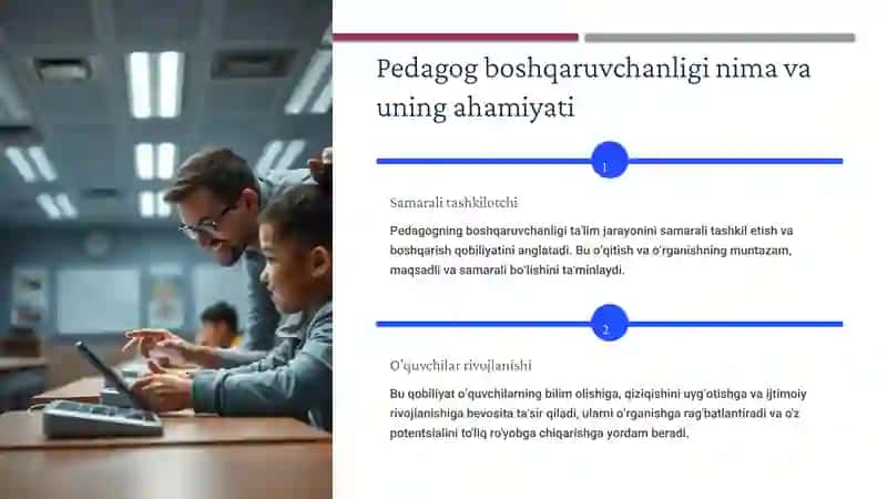 Taʼlimiy faoliyatda pedagogning boshqaruvchanligi 4