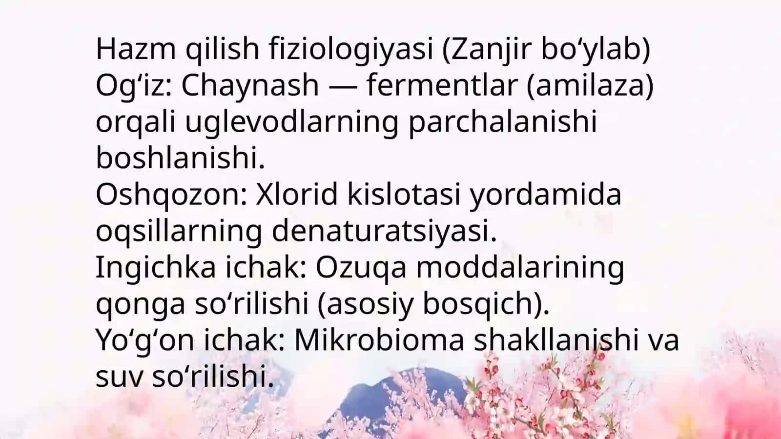 "TOʻGʻRI OVQATLANISH ASOSLARI“ 4