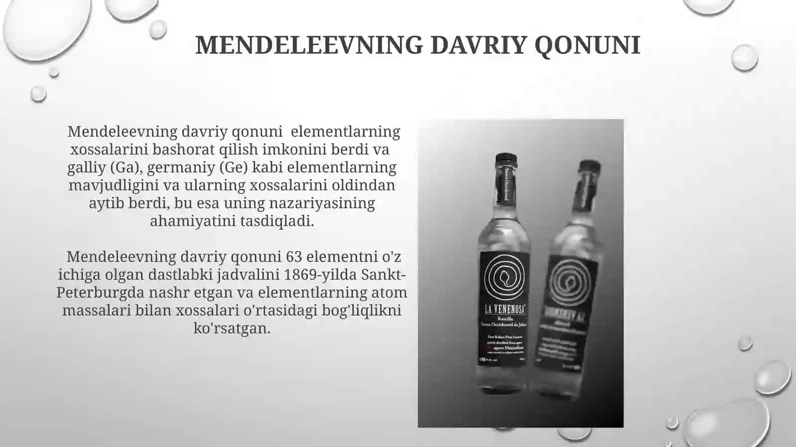 Anorganik kimyo fanining asosiy qonunlari 4