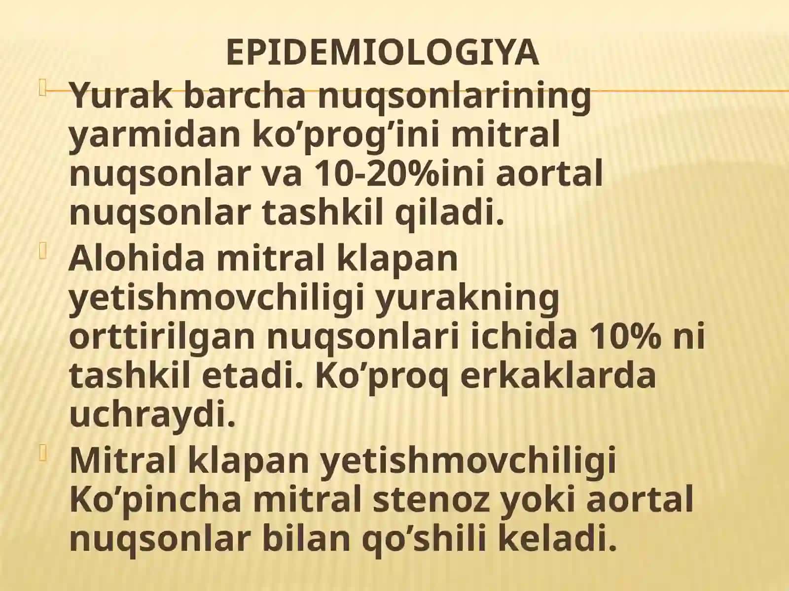 Yurak orttirilgan nuqsonlari 4