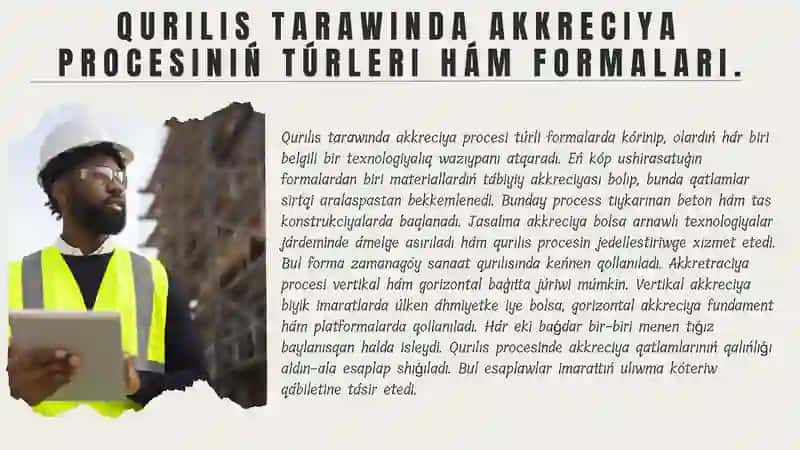 Qurilis tarawinda akkretatciya procesi 4