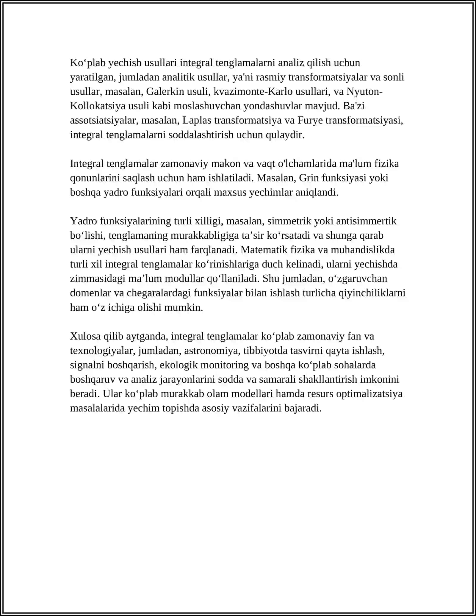 INTEGRAL TENGLAMALAR 4