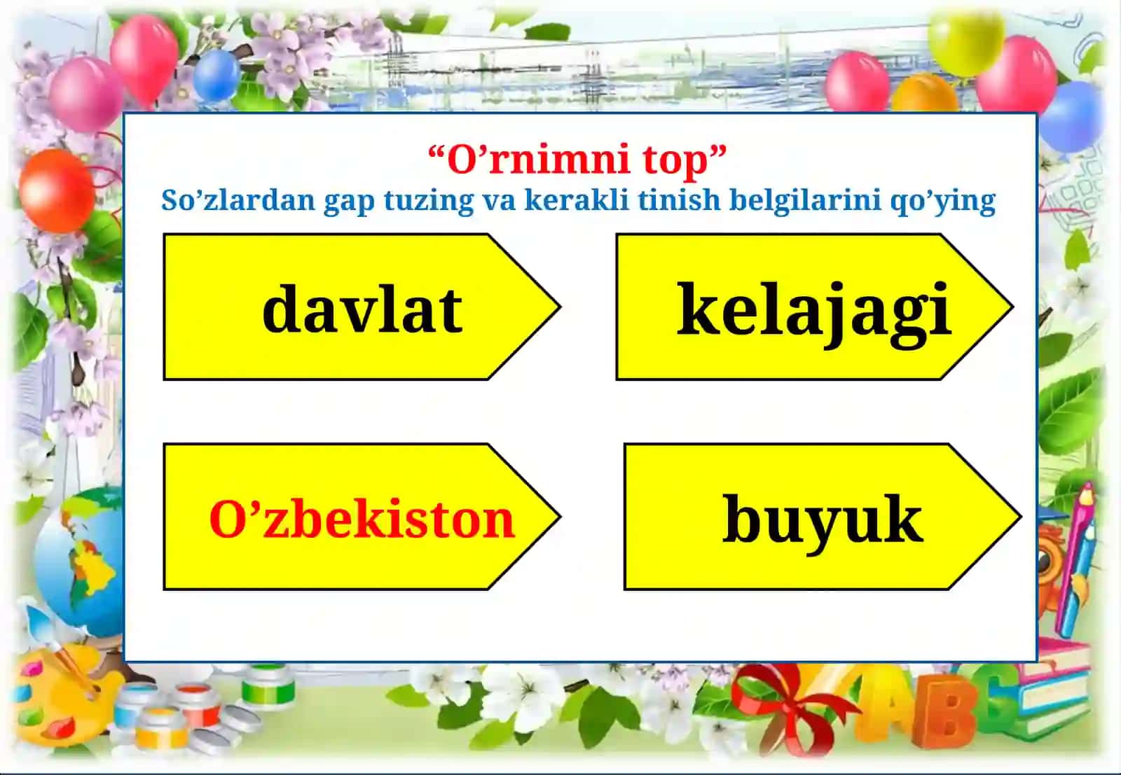 Fe'l-so'z turkumi 4