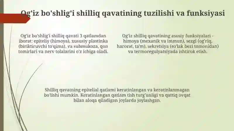Tish protezlari moslanish o'g'iz boshlig'i 4