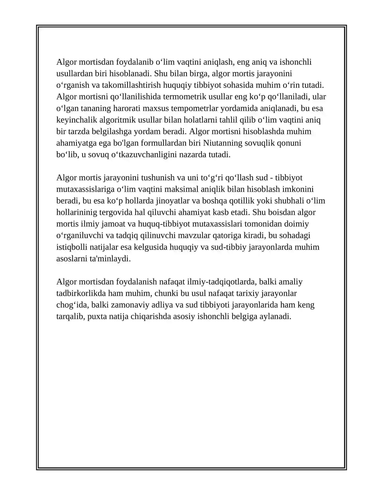Oʻlim vaqtini aniqlash 4
