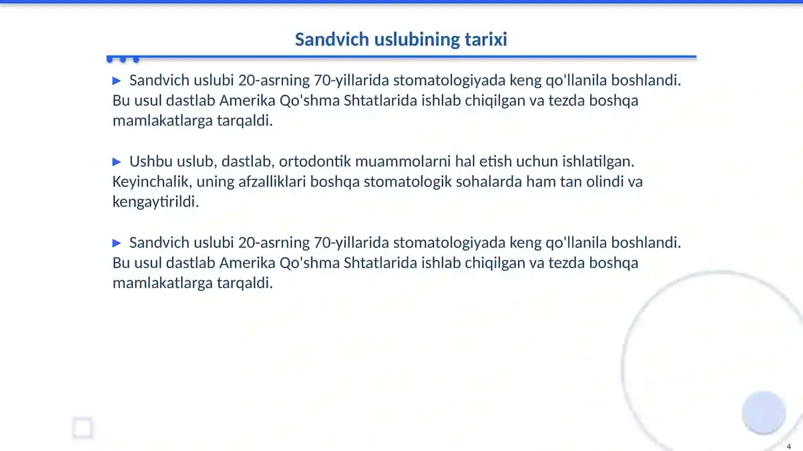 Stomatologiyada sandvich uslubi 4
