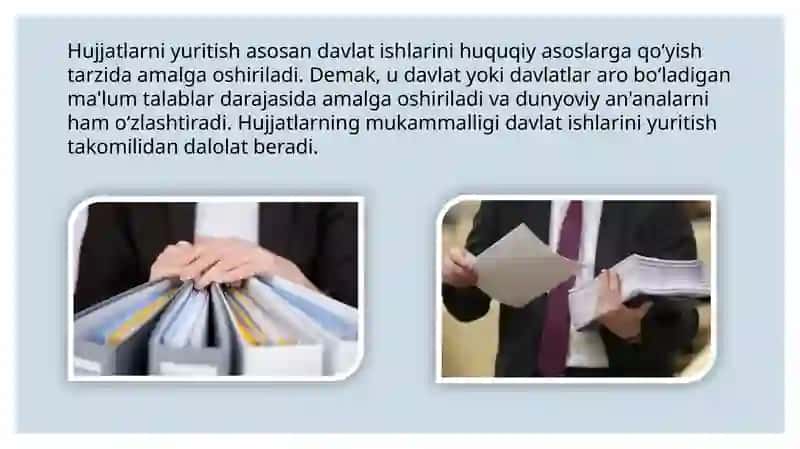 ish yuritish tili va uslubi 4