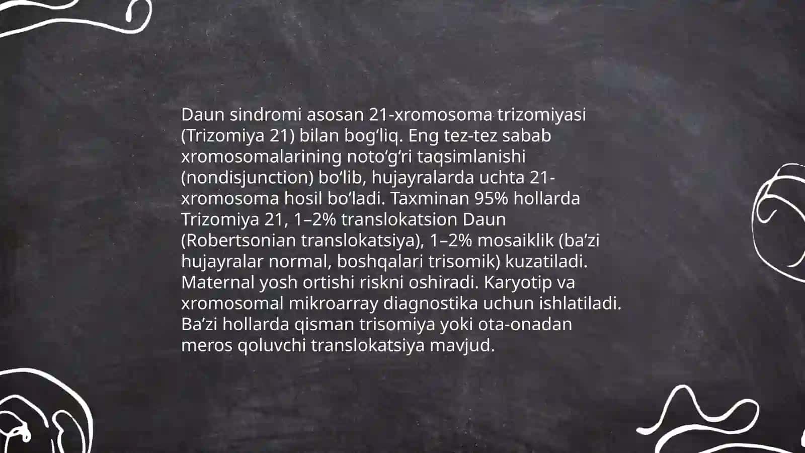Daun sindromi 4