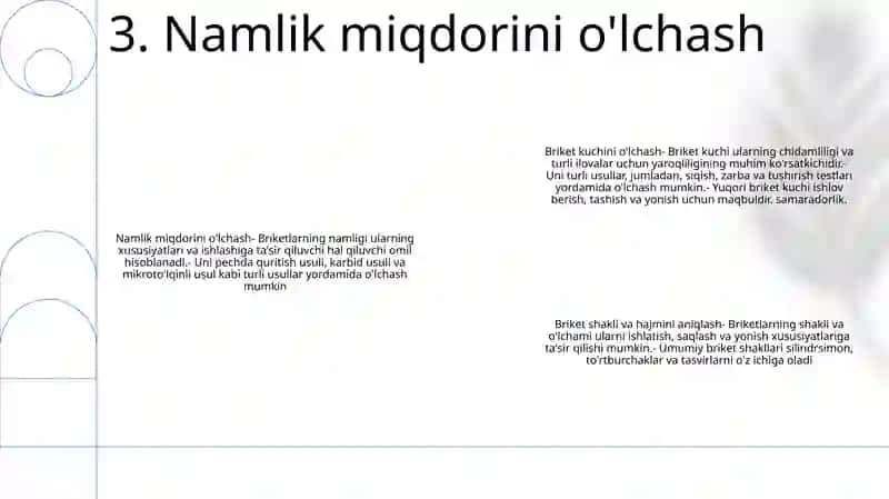Briketni Chinligi Va Sifatini Aniqlash 4