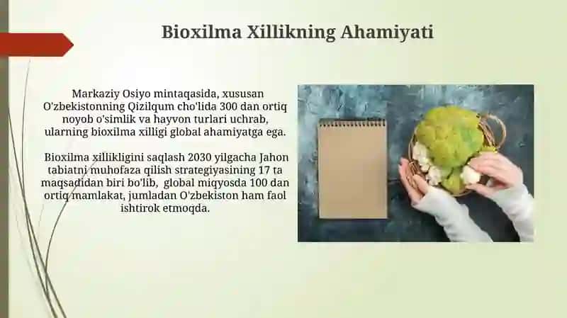 Bioxilma xillik toʻgʻrisidagi konvensiyalar 4