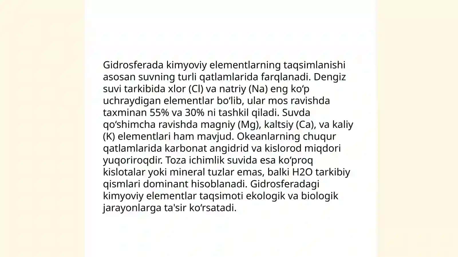 Gidrosfera geokimyosi 4