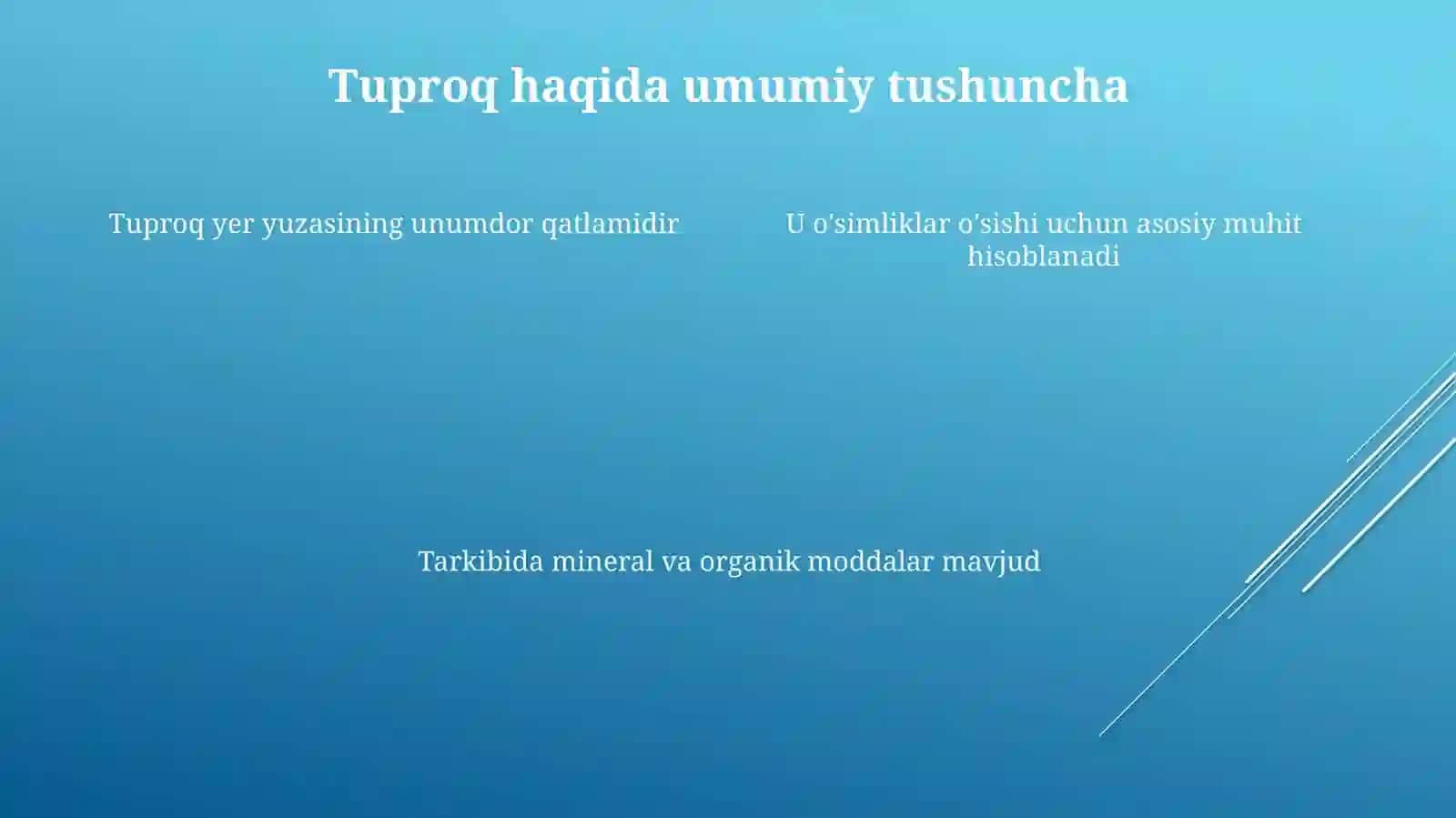 Tuproqlarning tarqalish qonuniyatlari 4