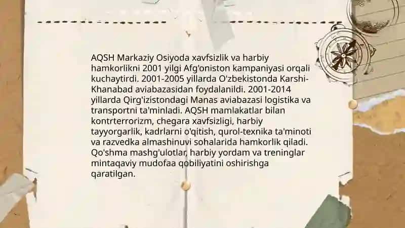 AQSHning Markaziy Osiyoga tasiri 4