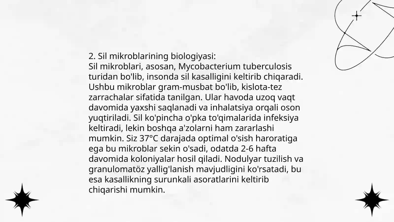 Sil kasalligining tarqalishi 4