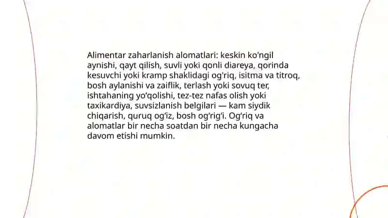 Alimentar zaharlanish 4