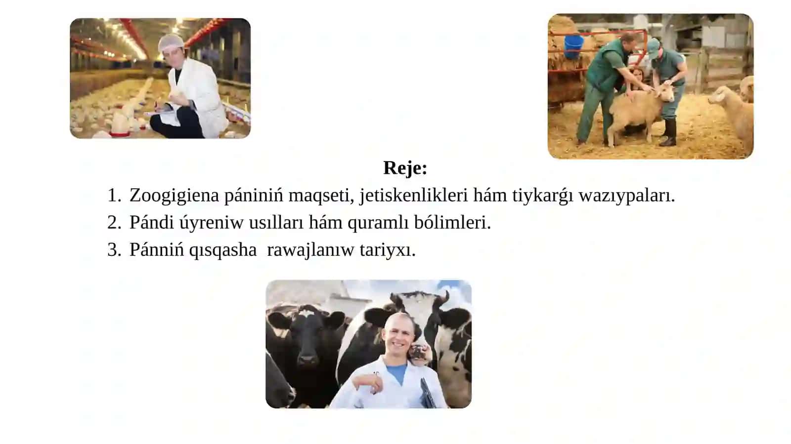 Zoogigiyena va chorvachilik binolarini loyihalash 4