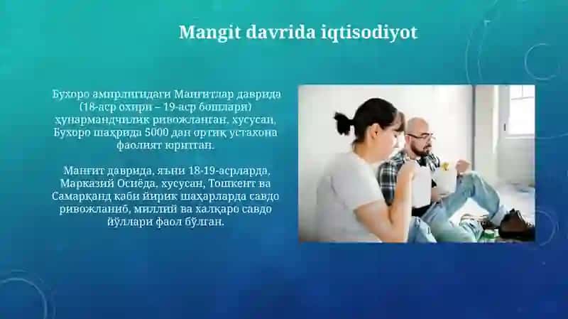 Mangitlar davrida ijtimoiy iqtisodiy hayot 4