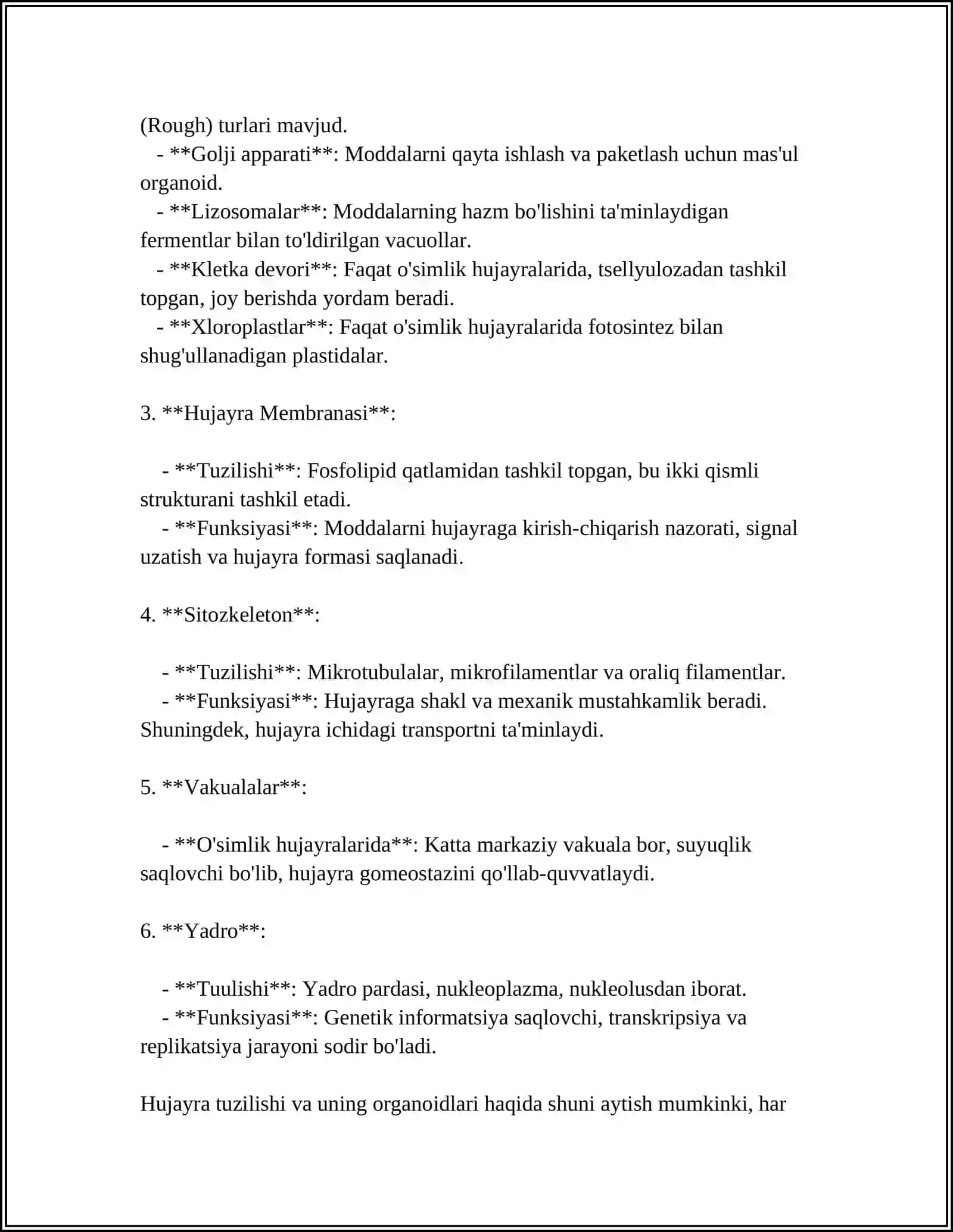 BIOLOGIYA HAQIDA MALUMOT 4