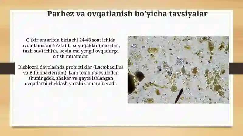 Ichak disbakteriozi, enteritlar 4
