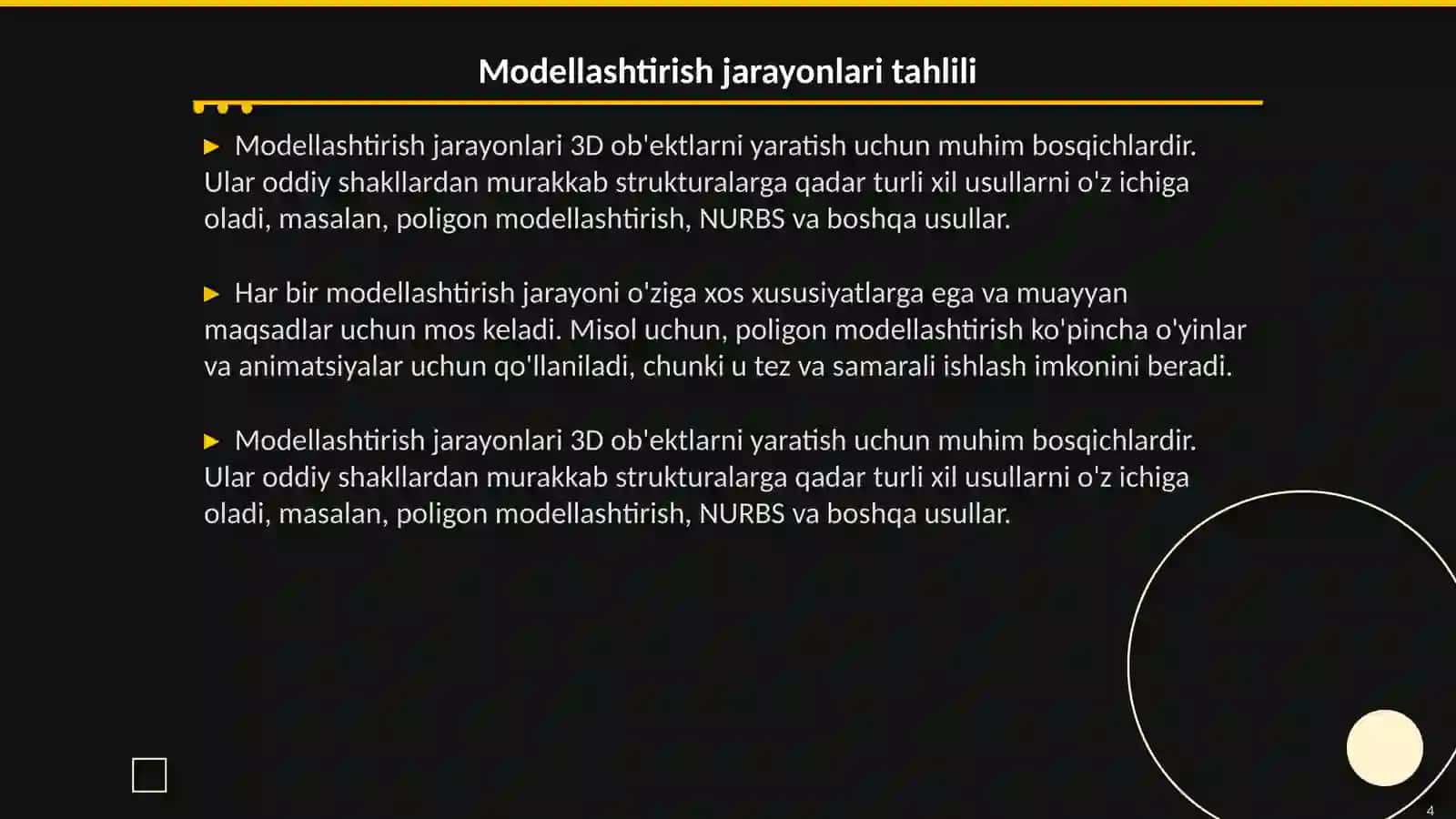 3DS-MAX dasturida turli jarayonlarni modellashtirish 4