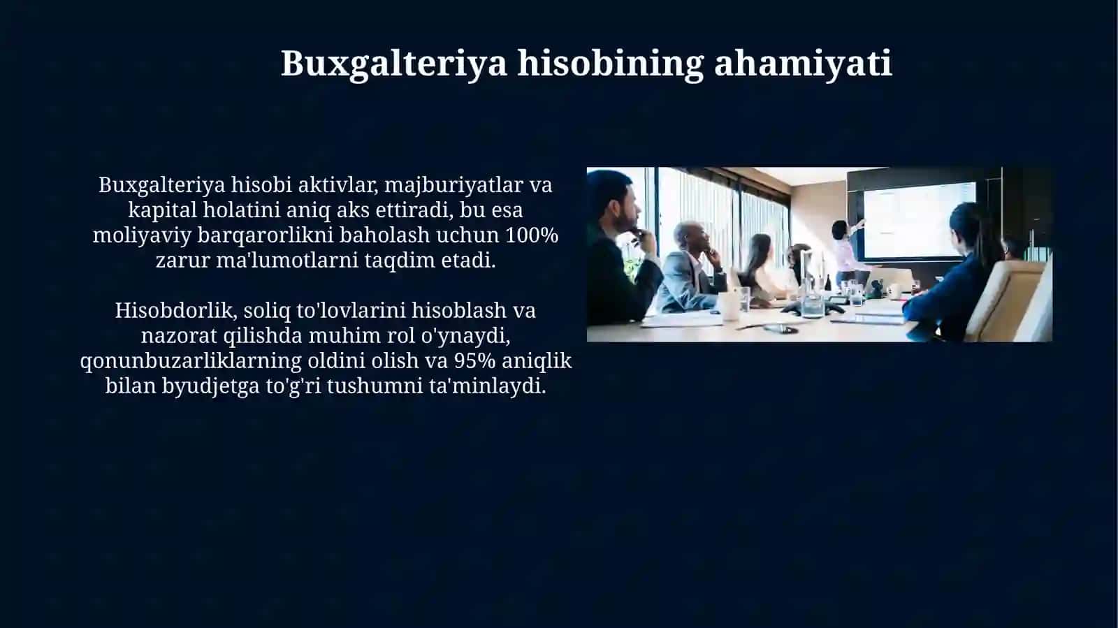 Buxgalteriya hisobining mohiyati va ahamiyati 4