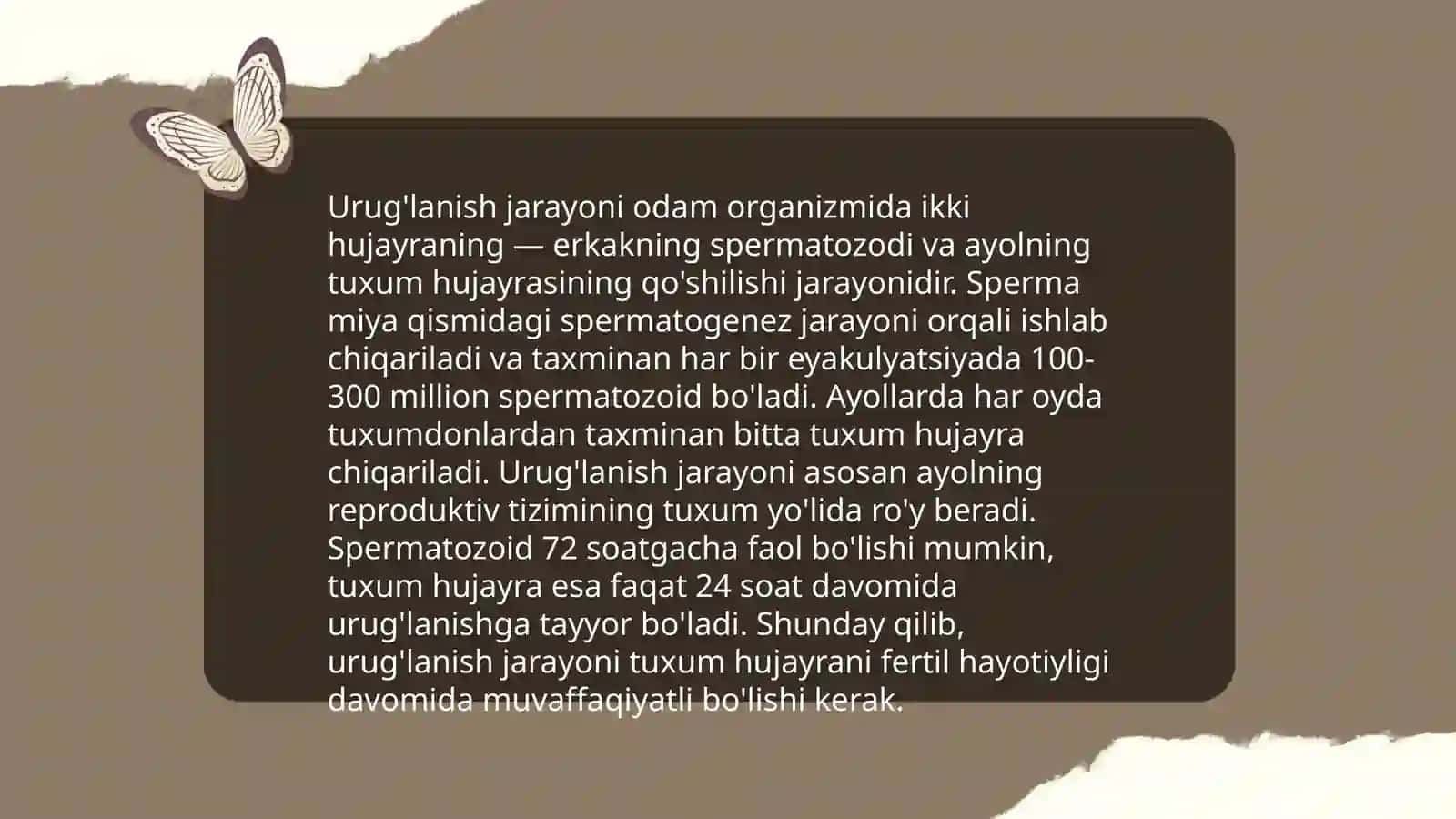 Embrional elementlari. Urug'lanish, maydalanish. Gastrulatsiya 4