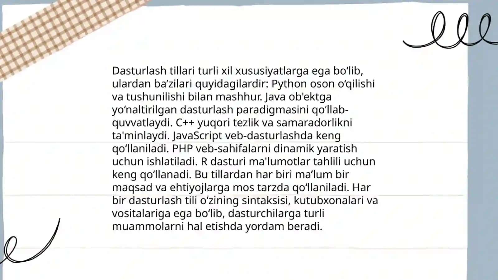 Algoritmlar va dasturlash 4