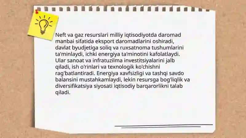 Tabiiy resurslar va iqtisodiy oʻsish 4