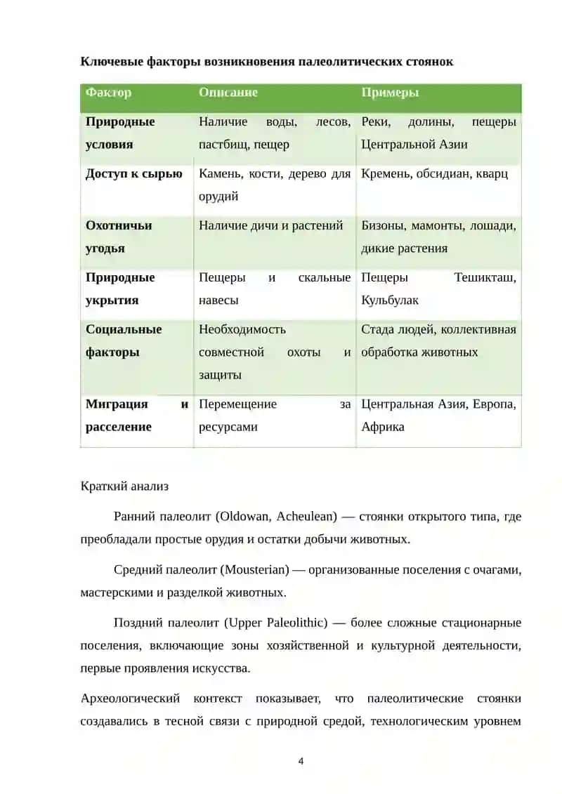 Памятники эпохи палеолита 4