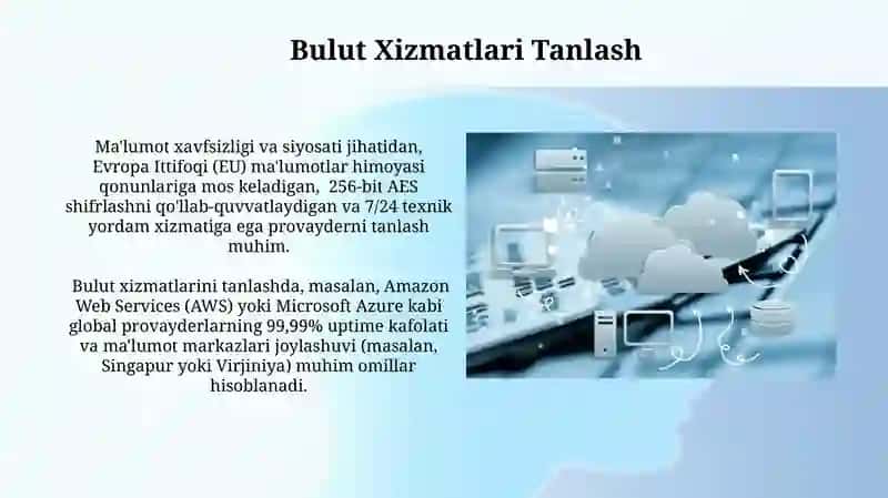 Bulut Xizmatlari (Cloud Services) 4