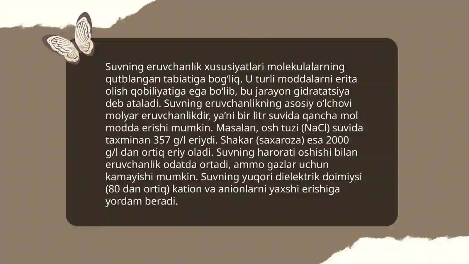 Suvning molekulyar tuzilishi 4