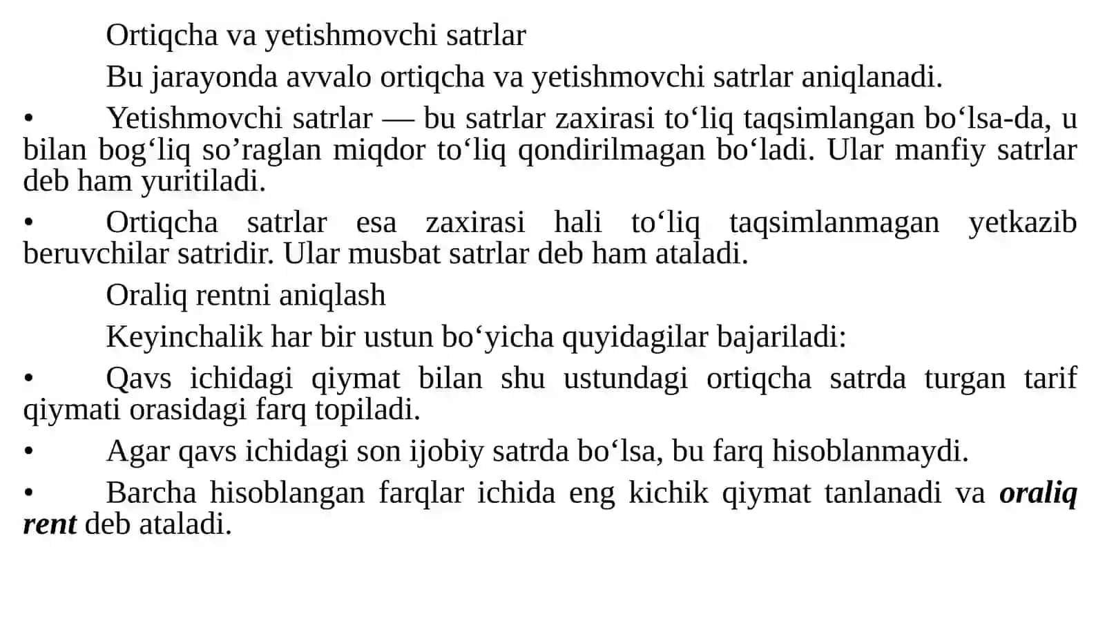 Differensial rent rusuli 4