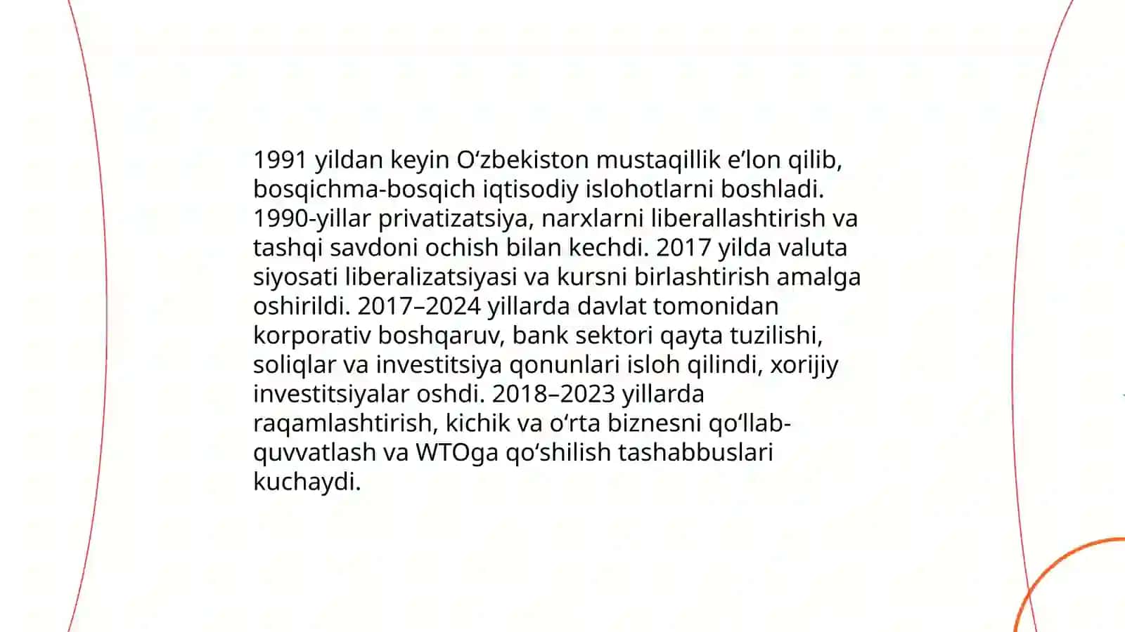 Oʻzbekiston va Jahondagi ozgarishlar 4