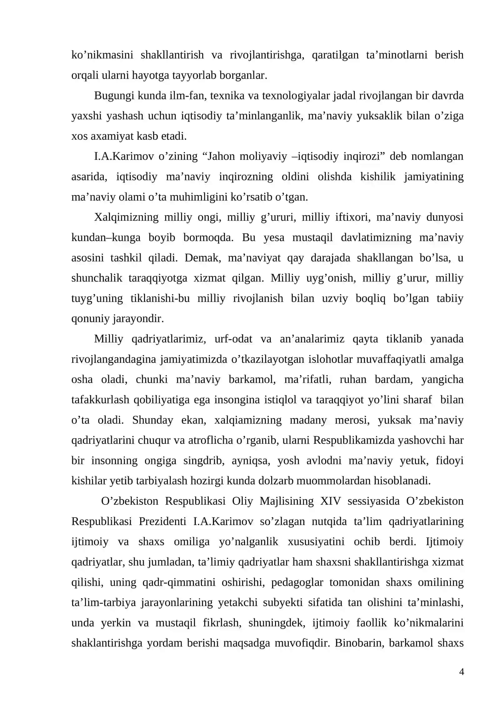 Boshlang’ich ta’limda ta’limiy qadriyatlarning o'rni 4