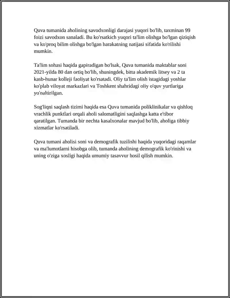 QUVA TUMANI STATISTIKASI TAHLILI 4