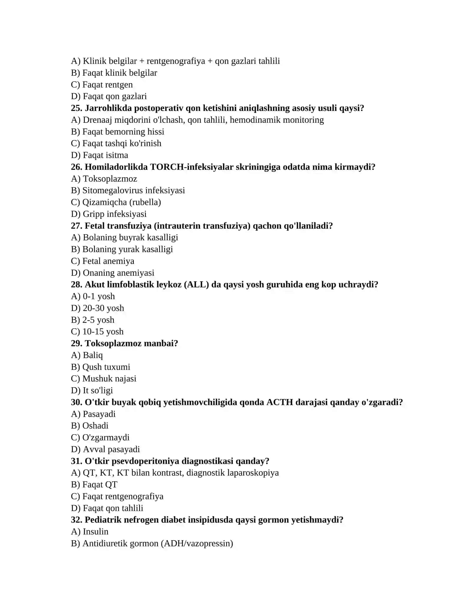 Kardiologiya savollari 4